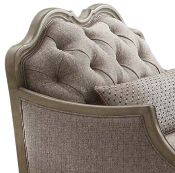 ACME Furniture Chelmsford Antique Taupe/Beige Chair-2