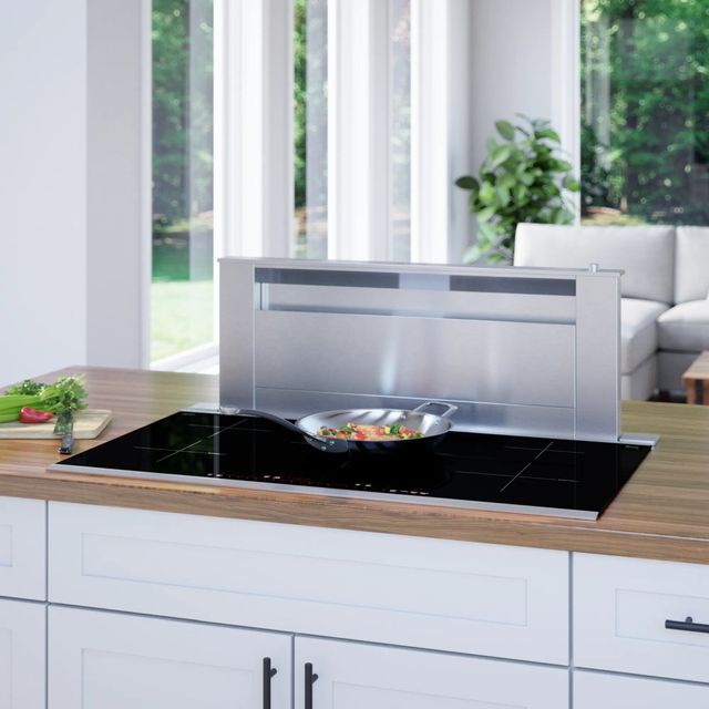 Bosch® 800 Series 36" Black/Stainless Steel Induction Cooktop-7