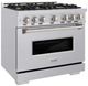 ZLINE Classic 36" Stainless Steel Pro Style Gas Range -2