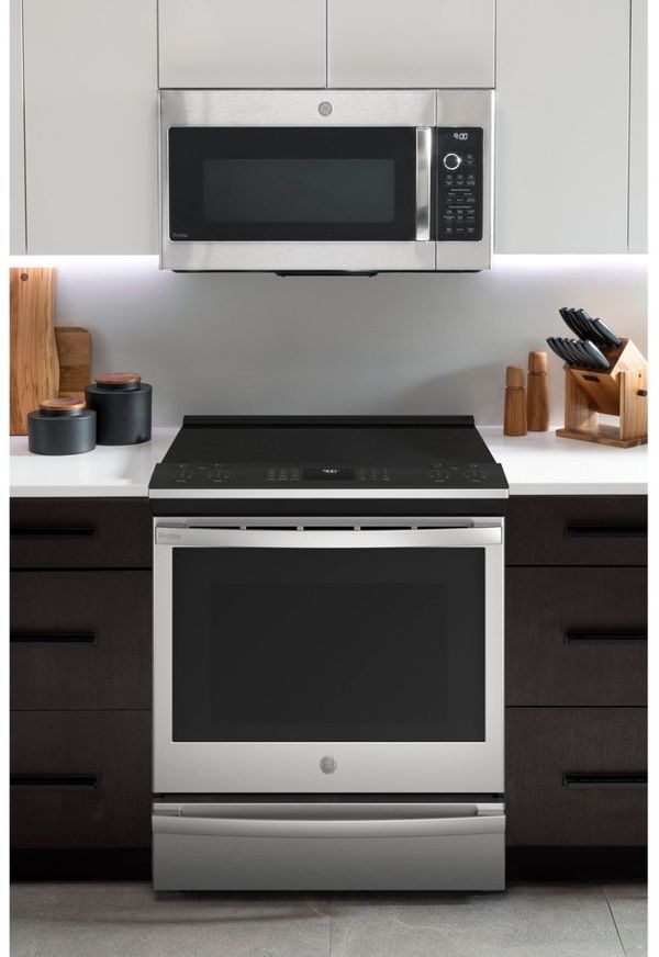 GE Profile 30” Slide In Induction Range
