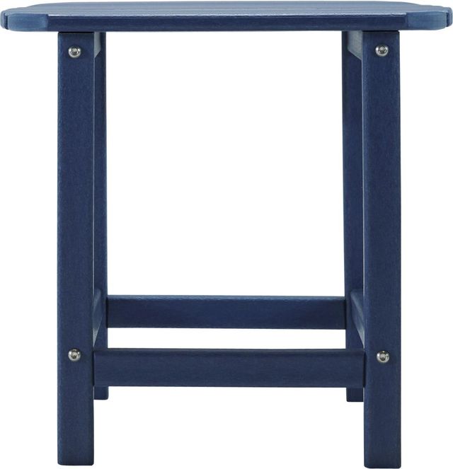 Signature Design by Ashley® Sundown Treasure Blue Polyethylene Outdoor End Table-2