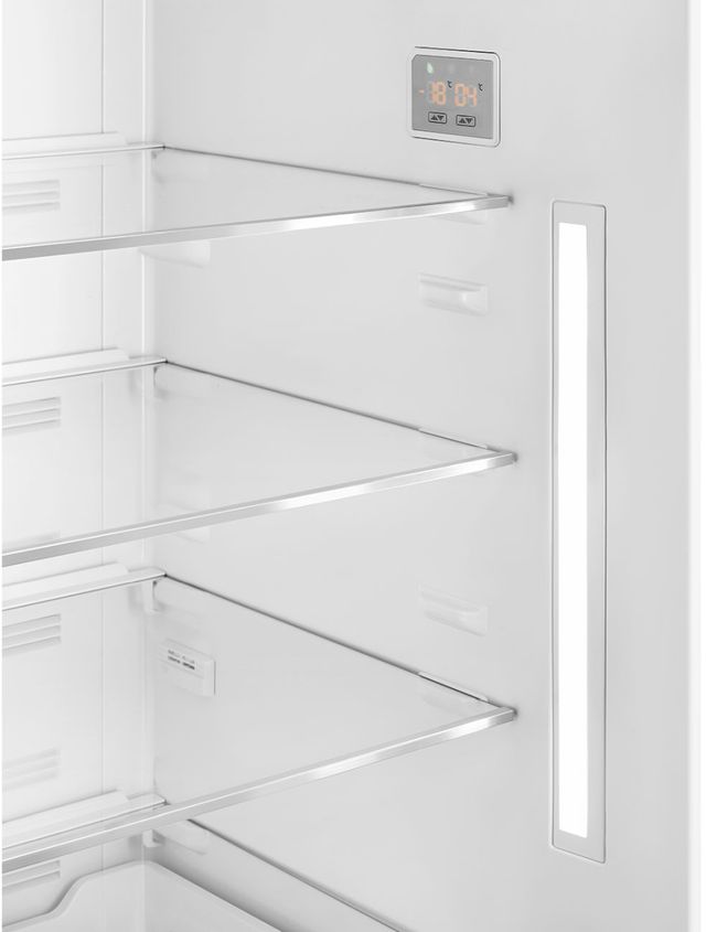 Smeg Portofino  28 in. 18.0 Cu. Ft. Black Bottom Freezer Refrigerator-5