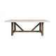 Jofran Inc.Sierrafina Sintered Stone Two-Toned Trestle Table-1