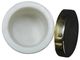 A & B Home Banswara Brass/White Marble Lidded Jar-2