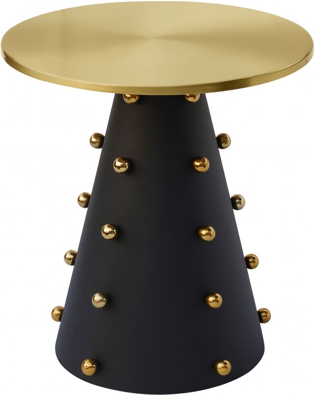 Meridian Furniture Raven Black/Gold End Table-2