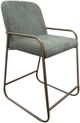 International Furniture Direct Comala Olive Green Upholstered Counter Stool-0