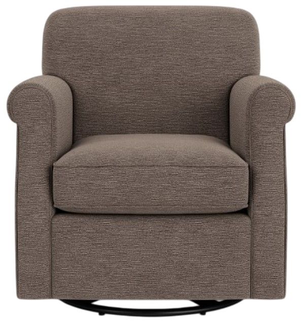 Flexsteel® Mabel Brown Smoke Swivel Chair-1