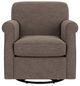 Flexsteel® Mabel Brown Smoke Swivel Chair-1