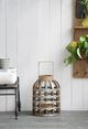 A & B Home Brown/Silver Medium Shanghai Lantern-5