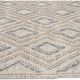 KAS Rugs Chloe Natural Grey Diamond 5'x7' Area Rug-3