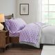 Olliix by True North by Sleep Philosophy 4 Piece Purple Ogee Full Micro Fleece Sheet Set-5