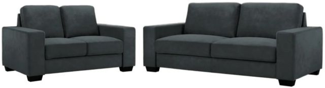 Armen Living Yvonne 2-Piece Flint Living Room Set-0