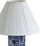 TOV Furniture Stamp Blue/White Pleated Table Lamp-5