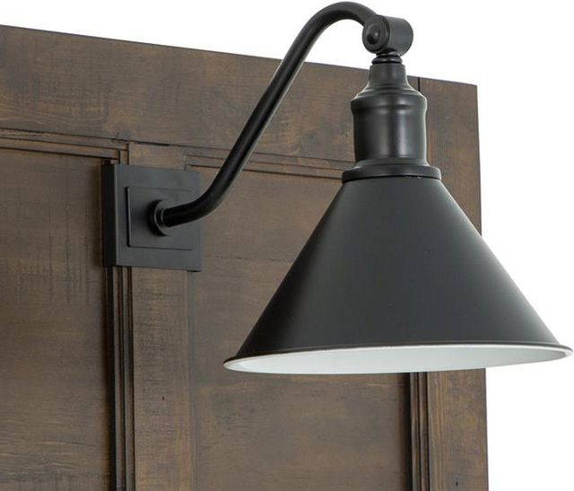 Magnussen Home® Bay Creek Toasted Nutmeg Complete King Lamp Panel Bed-4