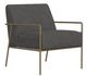 International Furniture Direct Aragon Gray/Gold Accent Chair-0