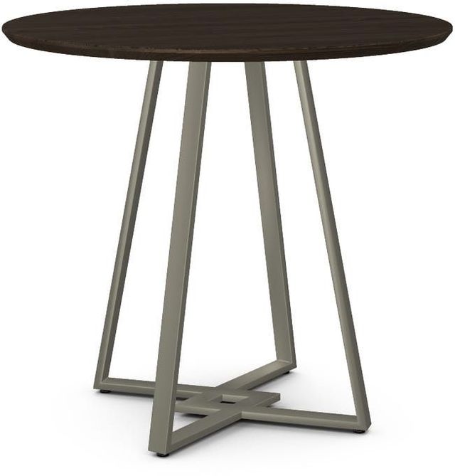 Amisco Customizable Dirk Solid Ash Counter Height Table with 42" Tabletop-0
