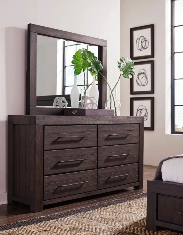 Modus Furniture Heath Basalt Gray Dresser-1