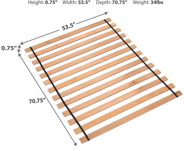 Signature Design by Ashley® Platform Brown Full Roll Slat-1