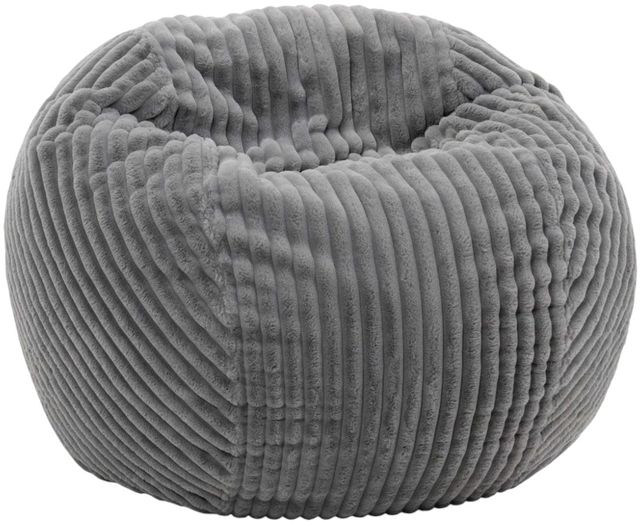 CordaRoy's® Rebloom Gray Full Bean Bag Chair-0