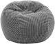 CordaRoy's® Rebloom Gray Full Bean Bag Chair-0