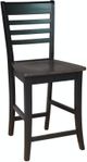 John Thomas Furniture® Cosmopolitan Roma Black/Coal Counter Stool-0