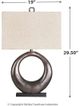 Signature Design by Ashley® Saria Antique Silver Table Lamp-1