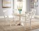 Riverside Furniture Aberdeen Weathered Worn White X-Back Dining Side Chair-1