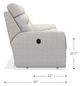La-Z-Boy® Soren Khaki Reclining Sofa-5