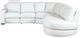 Palliser® Furniture Customizable Flex 5-Piece Right Arm Facing Curved Sectional and Bumper-2