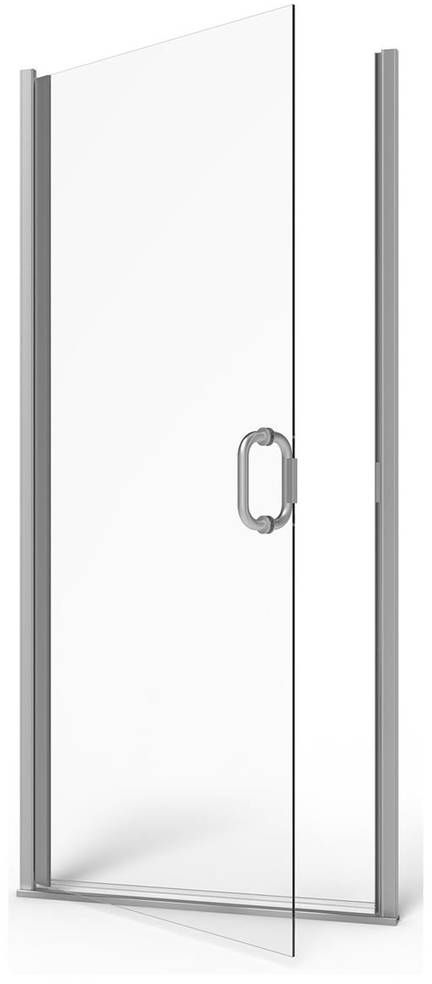 American Standard Brushed Nickel Semi-Frameless Single Swing Shower Door-1