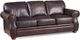 Campio Furniture Legacy Leather Morgan Black Sofa-0