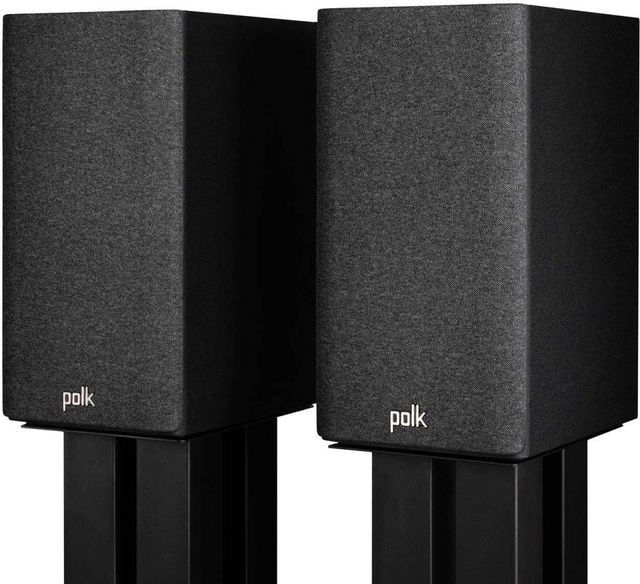 Polk Audio® R100 Black Bookshelf Speakers (Pair)-2