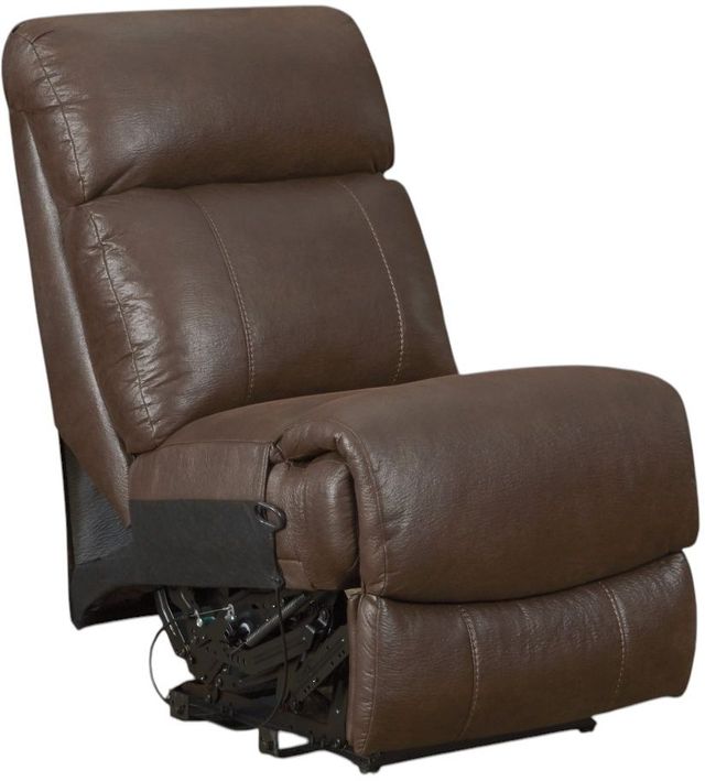 HomeStretch Rubix Espresso Manual Armless Recliner-0