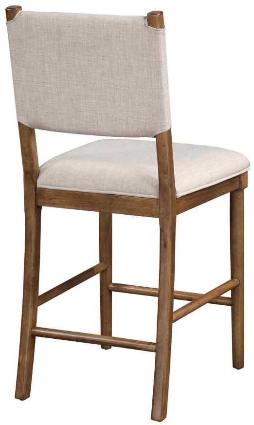Steve Silver Co. Oslo Beige/Pecan Counter Stool-3