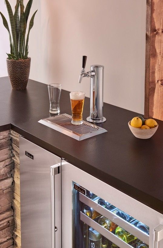Perlick® Signature Series 15" Panel Ready/Stainless Steel Built-in Outdoor Beer Dispenser-2