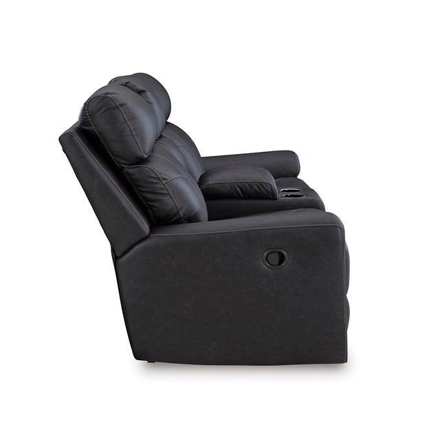 Signature Design by Ashley® Oliver Glider Reclining Loveseat With Console-2