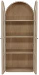 Dovetail Furniture Freyja Light Natural Cabinet-4