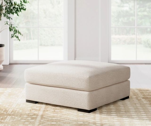 Benchcraft® Donelson Creek Vanilla Oversized Accent Ottoman-3