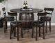 American Wholesale Furniture Farmstead 5-Piece Tobacco Leaf Counter Height Table Set-1