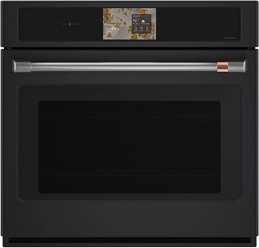 Café™ Professional Series 30” Matte Black Smart Single Electric Wall Oven with Convection-0