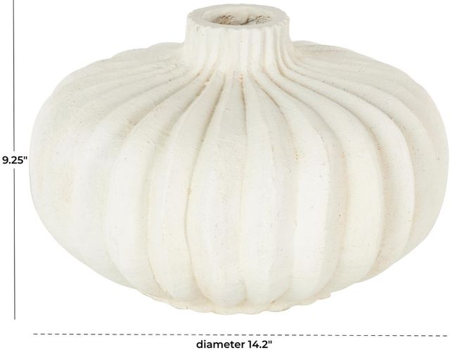 Deco Marche White 9" Vase-2