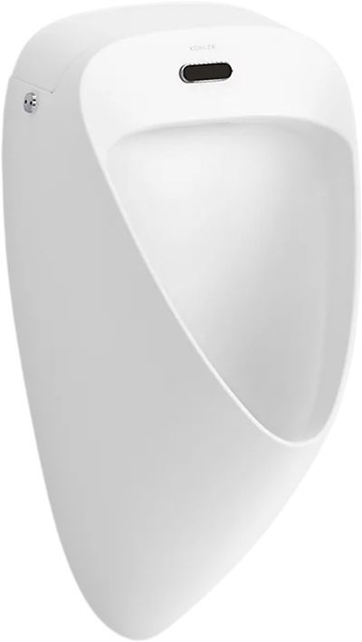 KOHLER® Tend® White Washout Half-Stall 0.125 Gpf Touchless Urinal, Rear Spud-0