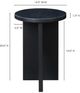 Moe's Home Collection Grace Black Accent Table-2