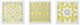 Olliix by Madison Park Yellow Set of 3 Tuscan Tiles Framed Gel Coated Paper Prints-0