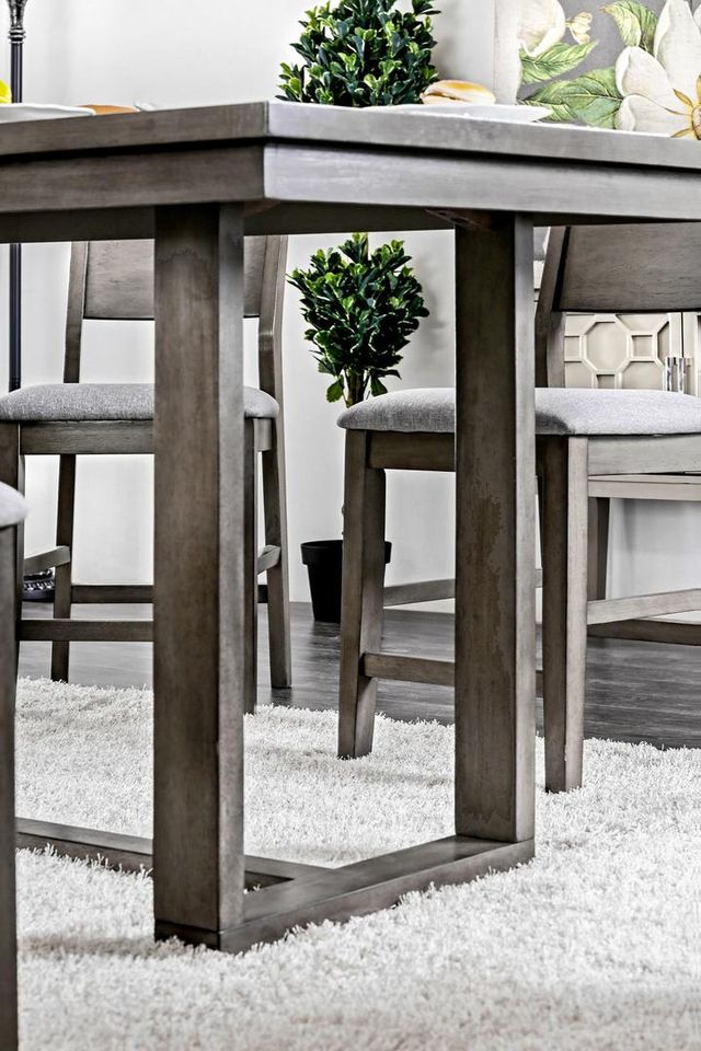 Furniture of America® Anton II 7-Piece Gray Counter Height Table Set-2