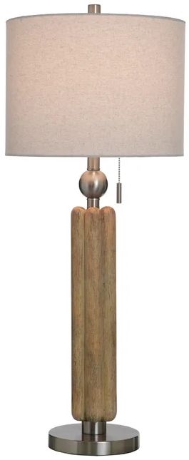 Stylecraft Chadron Silver Table Lamp-1