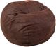 CordaRoy's® Original Coffee Faux Leather Full Bean Bag Chair-0