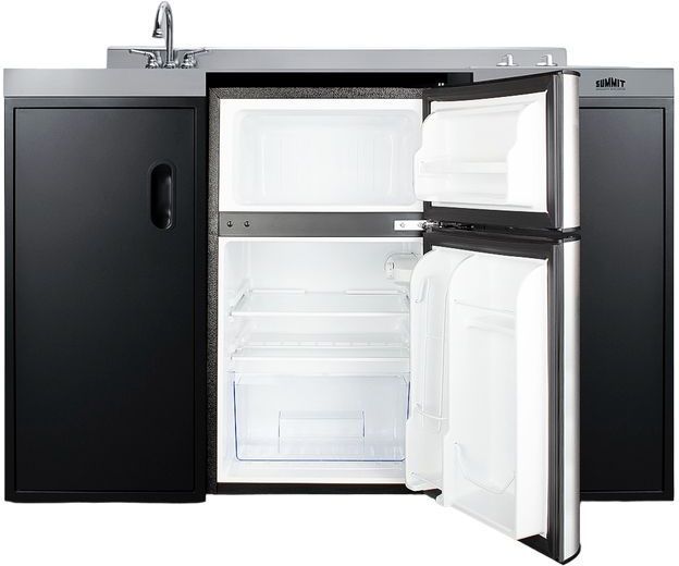 Summit® 54" Black All-in-one Kitchenette -4