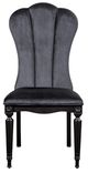 Furniture of America® Melodi Parc 2-Piece Black Side Chair Set-0