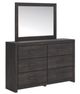 Signature Design by Ashley® Delmorta Dark Gray Dresser and Mirror-0